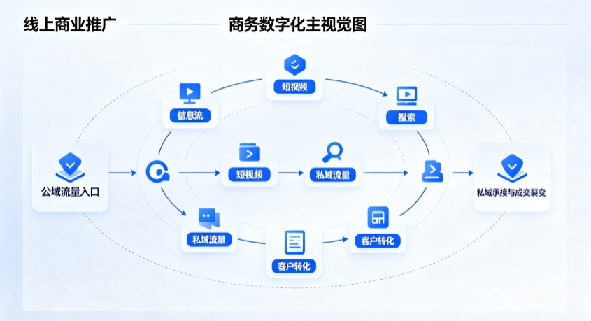 通化线上商业推广怎么做？全域流量闭环搭建与低成本转化实战指南